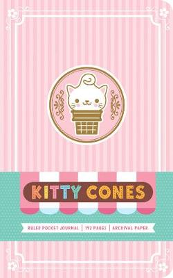 Kitty Cones Ruled Pocket Journal