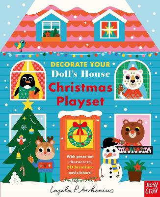 Decorate Your Doll's House: Christmas Playset: Festive interactive play pieces and stickers for your 3D house