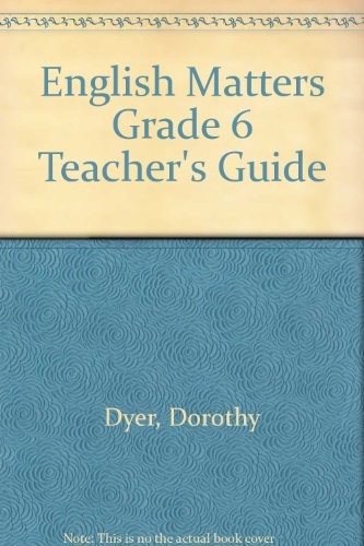 English Matters Grade 6 Teacher's Guide