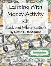 Learning With Money Activity Kit: Black and White Edition