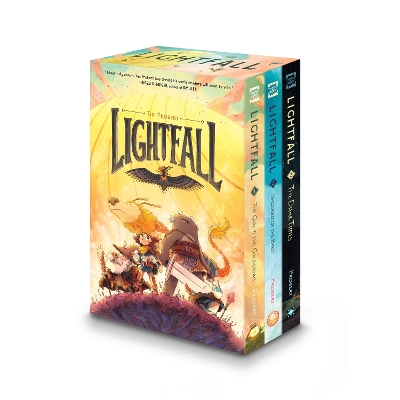 Lightfall 3-Book Box Set: A Graphic Novel Collection: Shadow of the Bird, The Dark Times, The Girl & the Galdurian