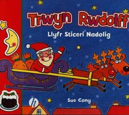 Trwyn Rwdolff - Llyfyr Sticer Nadolig