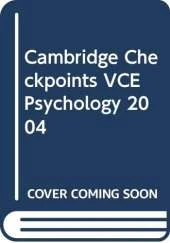 Cambridge Checkpoints VCE Psychology 2004
