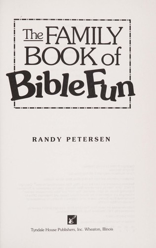 The Family Book of Bible Fun