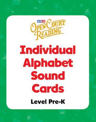 Open Court Reading PreK, Individual Alphabet Sound Cards