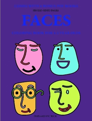 A colouring (coloring) book for 4-5 year olds with thick outlines for easy colouring (coloring).  This book has extra-large pictures with thick lines to promote error free colouring (coloring), to increase confidence, to reduce frustration, and to