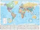 Collins World Wall Paper Map