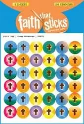 Cross Miniatures - Faith That Sticks Stickers