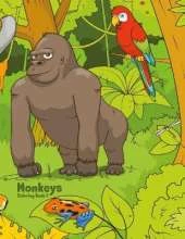 Monkeys Coloring Book 3