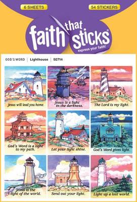Lighthouse - Faith That Sticks Stickers