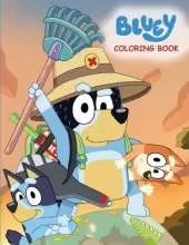 Bluey Coloring Book: Big Simple Coloring Pages For Kids