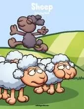 Sheep Coloring Book 1