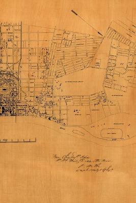 Nashville, Tennessee Vintage Map Field Journal Notebook, 50 pages/25 sheets, 4x6