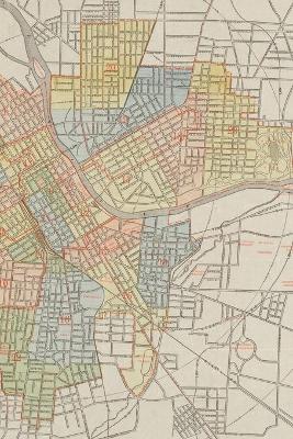 Nashville, Tennessee Vintage Map Field Journal Notebook, 50 pages/25 sheets, 4x6