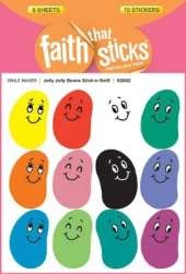 Jolly Jelly Beans Stick-N-Sniff - Faith That Sticks Stickers