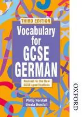 Vocabulary for GCSE German