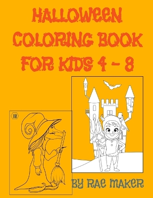 Halloween Coloring Book for Kids 4 - 8