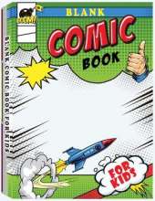 Blank Comic Book for Kids: Make Your Own Comic Book for Kids, Comic Sketchbook, Kids Comic Books