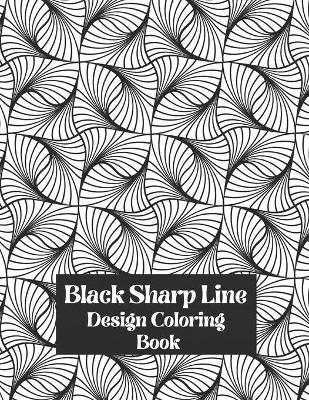 Black Sharp Line Design Coloring Book