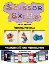 Preschool Printables (Scissor Skills for Kids Aged 2 to 4): 20 full-color kindergarten activity sheets designed to develop scissor skills in preschool children. The price of this book includes 12 printable PDF kindergarten workbooks