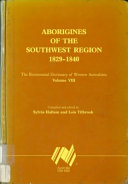 Bicentennial Dictionary of Western Australians