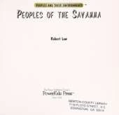 Peoples of the Savanna