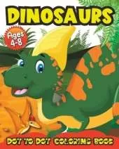 Dinosaurs Dot to Dot Coloring Book
