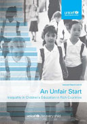 An Unfair Start: Inequality in Children's Education in Rich Countries