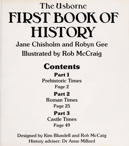 First Book of History