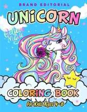 Unicorn Coloring Book for Kids Ages 4-8