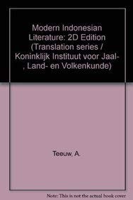 Modern Indonesian literature: 2d edition