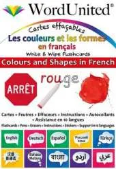 Colours and Shapes in French: Write & Wipe Flashcards