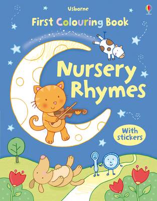 First Colouring Book with Stickers: Nursery Rhymes
