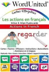 Actions in French: Write & Wipe Flashcards