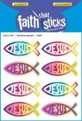 Christian Symbol - Faith That Sticks Stickers