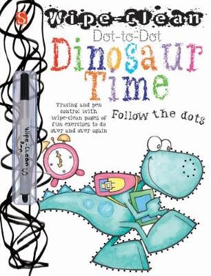 Dot-To-Dot Dinosaur Time: Follow the dots