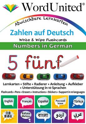 Numbers in German: Write & Wipe Flashcards