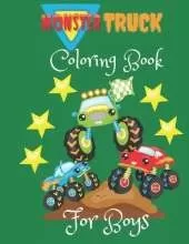 Monster Truck Coloring Book for Boys: MONSTER TRUCK Coloring Book For Kids (BEAUTY EASY)