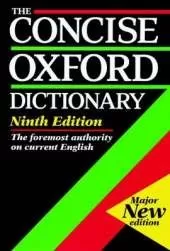 The Concise Oxford Dictionary