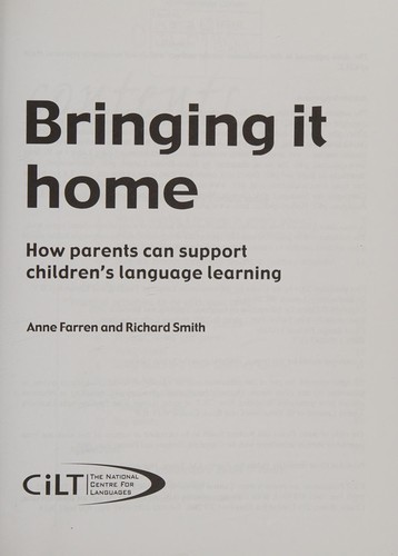 Bringing it Home: How Parents Can Support Children's Language Learning