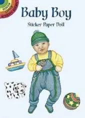 Baby Boy Sticker Paper Doll