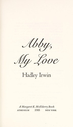 Abby, My Love