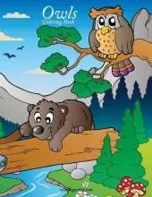 Owls Coloring Book 1