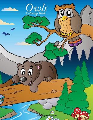 Owls Coloring Book 1