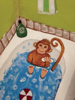 There's a Monkey in My Bathroom