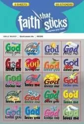 God Loves Us - Faith That Sticks Stickers