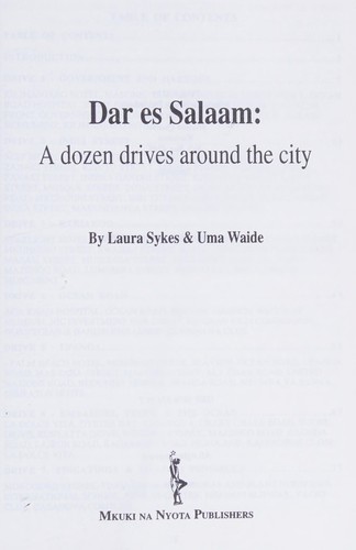 Dar es Salaam: A Dozen Drives Around the City