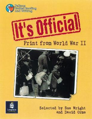 It's Official: Print from World War II Year 6 Reader 12