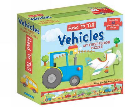 Head to Tail My First Floor Puzzle - Vehicles