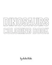 Dinosaurs with Scissor Skills Coloring Book for Children - Create Your Own Doodle Cover (8x10 Softcover Personalized Coloring Book / Activity Book)